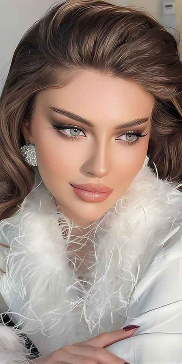 مدل آرایش صورت ملایم مجلسی دخرانه و عروسکی زیبا و لاکچری سال