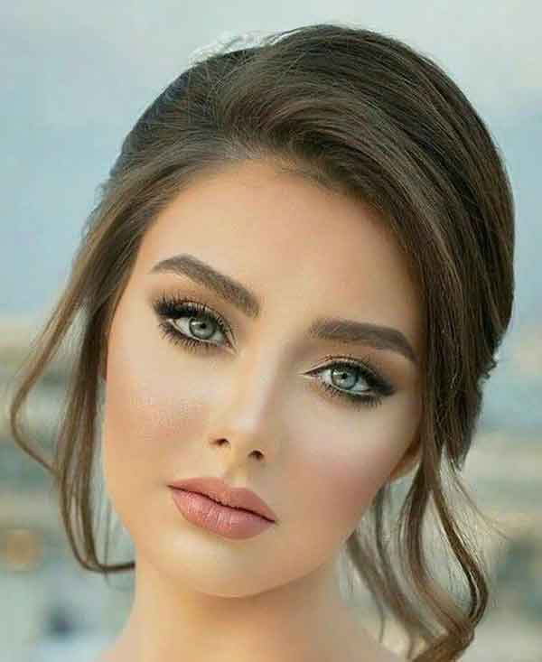 مدل آرایش صورت ملایم مجلسی دخرانه و عروسکی زیبا و لاکچری سال
