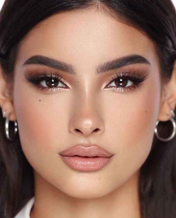 مدل آرایش صورت ملایم مجلسی دخرانه و عروسکی زیبا و لاکچری سال
