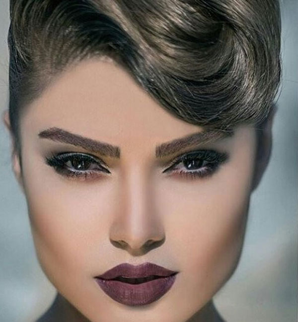مدل آرایش صورت ملایم مجلسی دخرانه و عروسکی زیبا و لاکچری سال