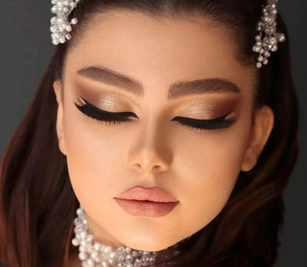 مدل آرایش صورت ملایم مجلسی دخرانه و عروسکی زیبا و لاکچری سال