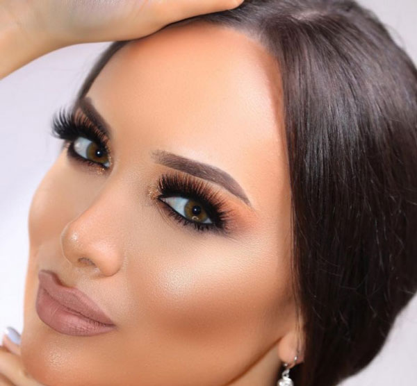 مدل آرایش صورت ملایم مجلسی دخرانه و عروسکی زیبا و لاکچری سال