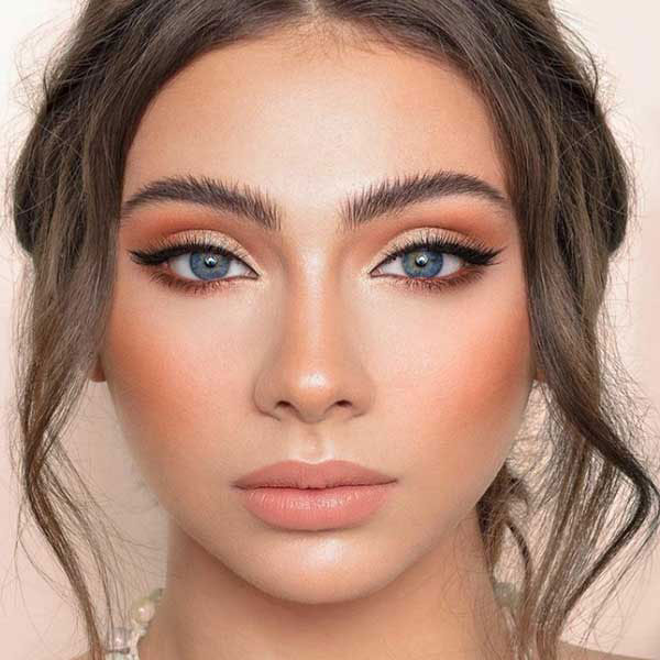 مدل آرایش صورت ملایم مجلسی دخرانه و عروسکی زیبا و لاکچری سال