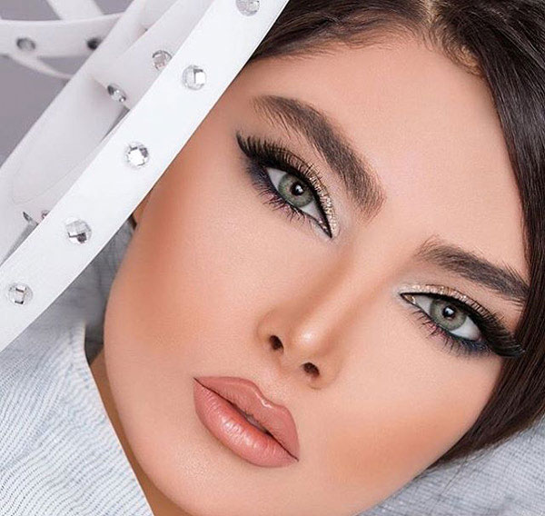 مدل آرایش صورت ملایم مجلسی دخرانه و عروسکی زیبا و لاکچری سال