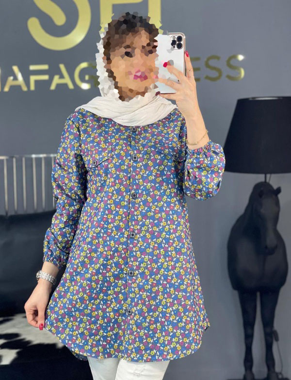 مدل مانتو تابستانی با پارچه نخی گلدار شیک و خاص بروز و زیبا و لاکچری