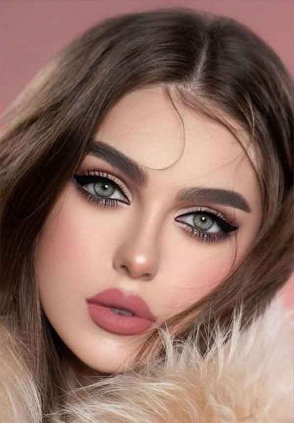 مدل آرایش عروس تیره و روشن و لایت و عروسکی دخترانه جدید