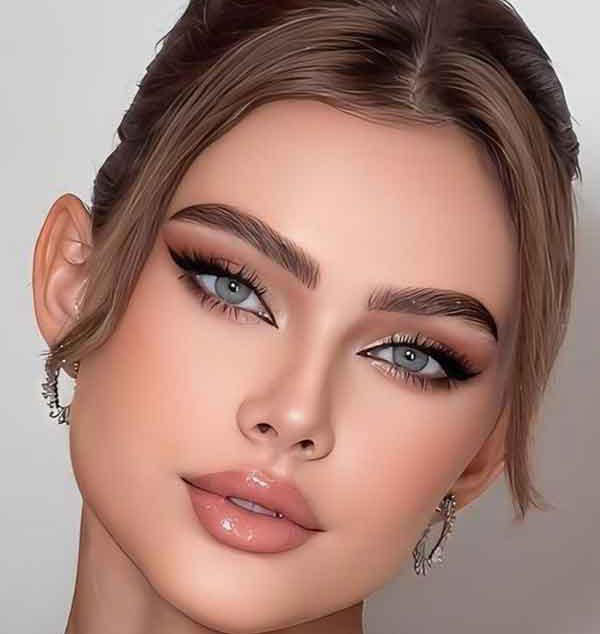 مدل آرایش عروس تیره و روشن و لایت و عروسکی دخترانه جدید