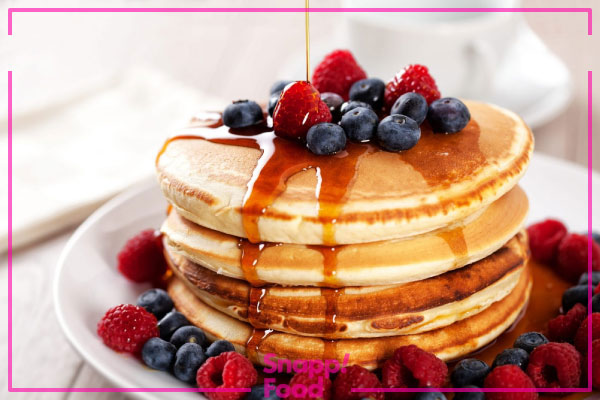 تزیین پنکیک خانگی پفدار عروسکی و مهمانی شیک و ساده جدید
