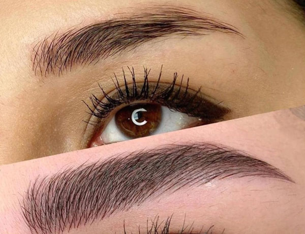 مدل ابرو فیبروز طبیعی و دخترانه مناسب صورت های گرد و کشیده زیبا و لاکچری