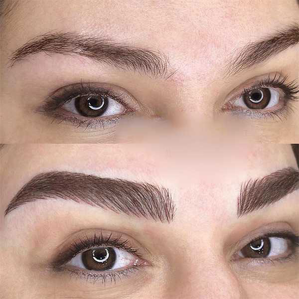 مدل ابرو فیبروز طبیعی و دخترانه مناسب صورت های گرد و کشیده زیبا و لاکچری