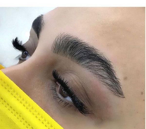 مدل ابرو جدید پهن و نازک دخترانه و شیک و خاص زیبا و جدید 