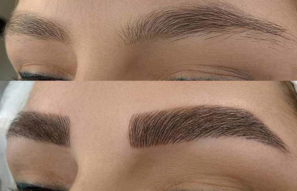 مدل ابرو پهن دخترانه شیک و جدید زیبا و مناسب هرسنی و لاکچری