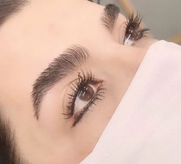 مدل ابرو پهن دخترانه شیک و جدید زیبا و مناسب هرسنی و لاکچری