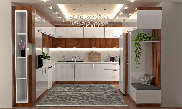 مدل کابینت های گلاس شیک مناسب اشپزخانه های کوچک و بزرگ با طرح های منحصر بفرد