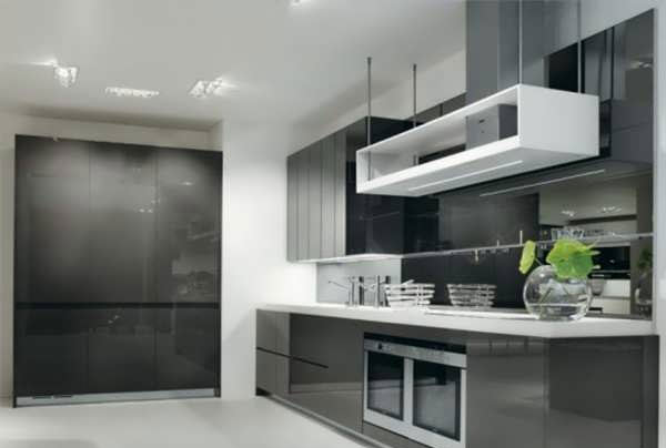 مدل کابینت های گلاس شیک مناسب اشپزخانه های کوچک و بزرگ با طرح های منحصر بفرد