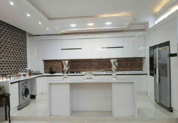 مدل کابینت های گلاس شیک مناسب اشپزخانه های کوچک و بزرگ با طرح های منحصر بفرد