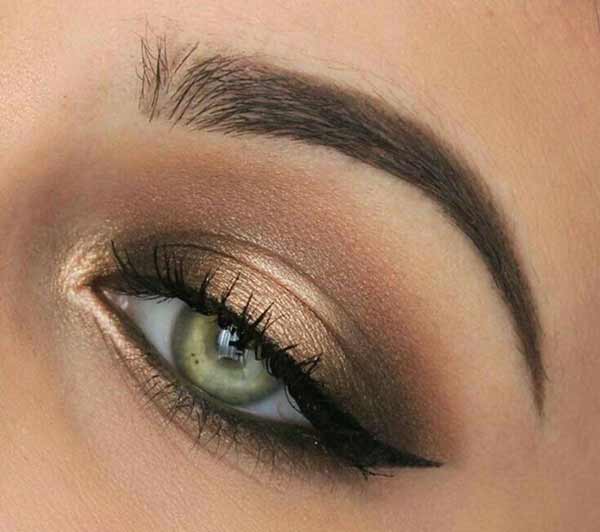 مدل آرایش چشم دخترانه ساده ملایم شیک و جذاب با ایده های متنوع امروزی و ترند