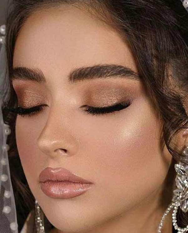 عکس آرایش عروس جدید جذاب شیک ترند و امروزی برای همه نوع فرم های صورت
