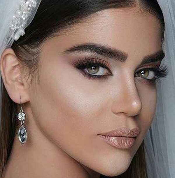 عکس آرایش عروس جدید جذاب شیک ترند و امروزی برای همه نوع فرم های صورت