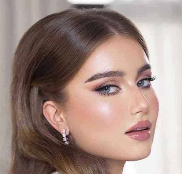 مدل آرایش عروس عروسکی لایت و نچرال برای همه نوع فرم صورت ها جذاب و دیدنی