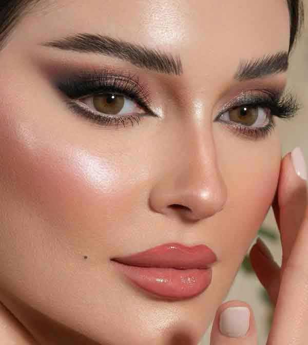 مدل آرایش عروس عروسکی لایت و نچرال برای همه نوع فرم صورت ها جذاب و دیدنی