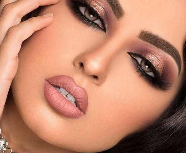 مدل آرایش عروس عربی خلیجی ساده غلیظ و بسیار جذاب با این میکاپ ها بدرخشید