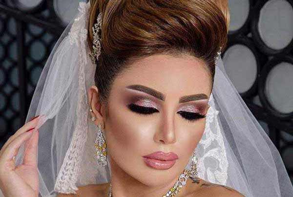 مدل آرایش عروس عربی خلیجی ساده غلیظ و بسیار جذاب با این میکاپ ها بدرخشید