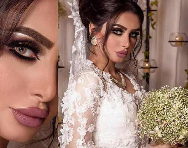 مدل آرایش عروس عربی خلیجی ساده غلیظ و بسیار جذاب با این میکاپ ها بدرخشید