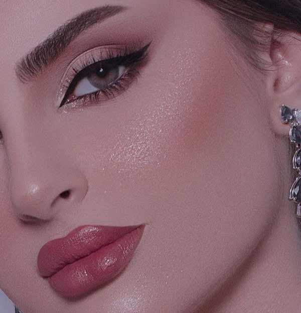 مدل آرایش عروس عربی خلیجی ساده غلیظ و بسیار جذاب با این میکاپ ها بدرخشید