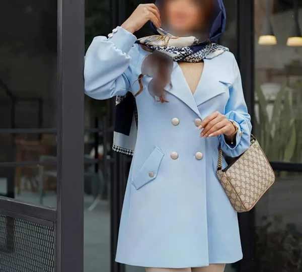 مدل مانتو کتی بلند جلو بسته با طرح ها و رنگ های گوناگون زیبا شیک لاکچری و ترند