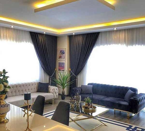 مدل چیدمان منزل عروس خوشگل جدید با سلیقه لوکس و لاکچری جهت ایده گرفتن