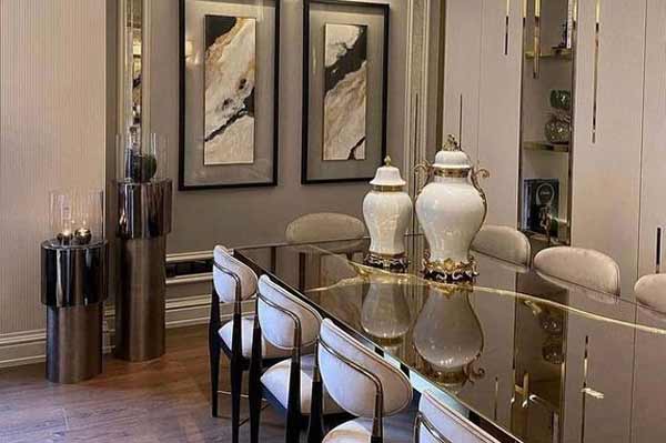 مدل چیدمان منزل عروس خوشگل جدید با سلیقه لوکس و لاکچری جهت ایده گرفتن