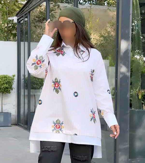 مدل مانتو جلو بسته بدون دکمه + زیباترین و شیک ترین طرح های زنانه و دخترانه