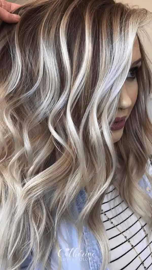 مدل رنگ مو جدید با ایده های ساده هایلایت روشن و تیره زیبا با این رنگ ها بدرخشید