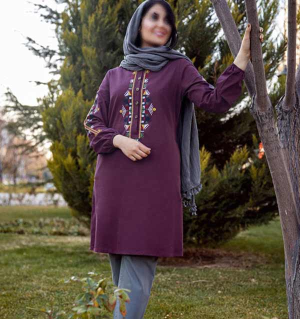 مدل مانتو جلو بسته ابروبادی با ایده های زیبا جدید متفاوت مناسب برای گرما