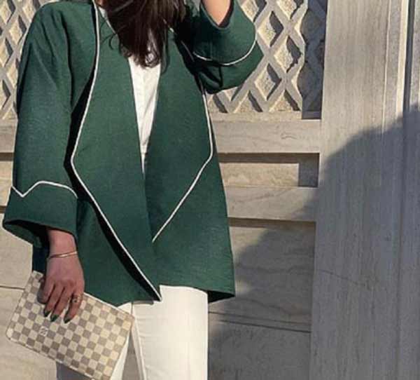 مدل مانتو جلو بسته کوتاه با پارچه های ساده طرحدار اسپرت برای خوش سلیقه ها