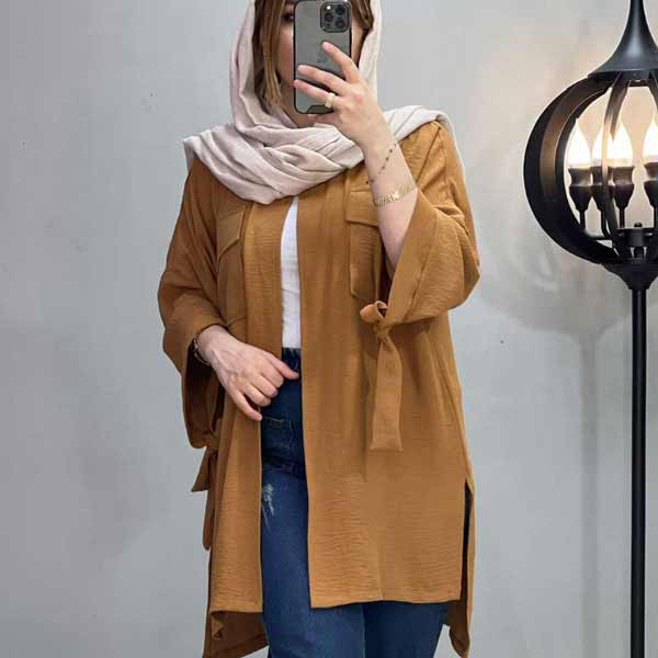 مدل مانتو جلو باز ابروبادی جذاب با رنگ های شاد و مدسال مخصوص شیک پوشان