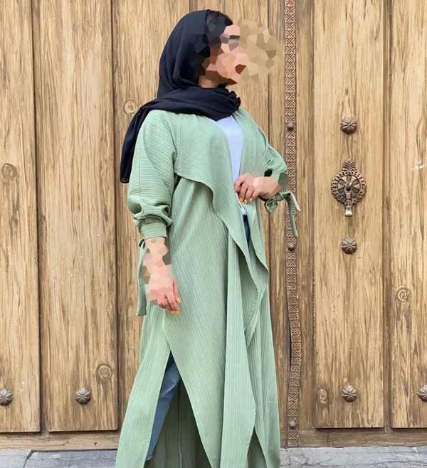 مدل مانتو جلو باز بلند با رنگ ها و طرح های متنوع زیبا مدسال زنانه و دخترانه