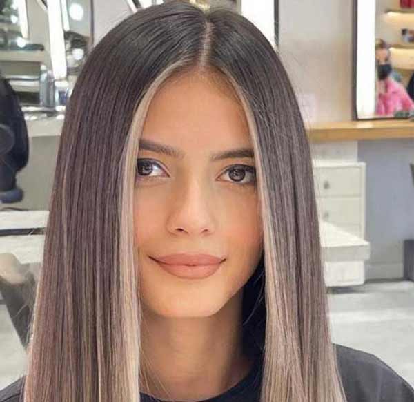 مدل رنگ مو فیس فریم با ایده های جذاب شیک و رنگ های تیره روشن و ترند