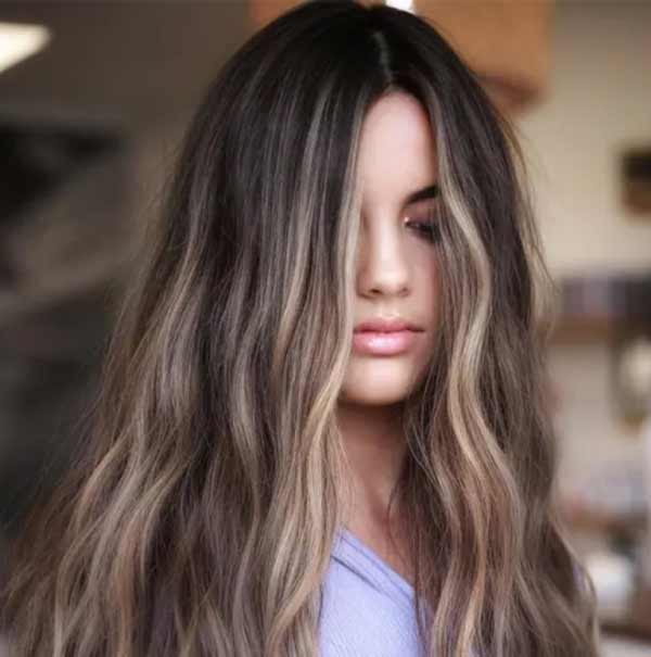 مدل رنگ مو فیس فریم با ایده های جذاب شیک و رنگ های تیره روشن و ترند