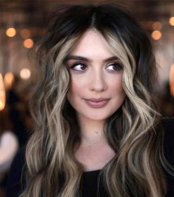 مدل رنگ مو فیس فریم با ایده های جذاب شیک و رنگ های تیره روشن و ترند