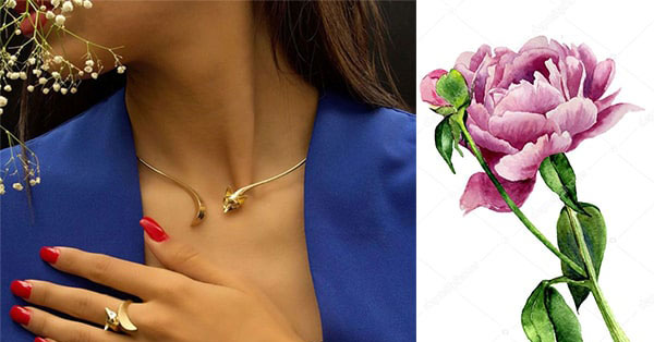 سرویس طلا ارزان نگین دار و ساده با ایده های متنوع جذاب برای سخت پسندان