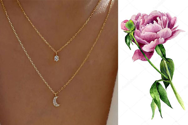 سرویس طلا ارزان نگین دار و ساده با ایده های متنوع جذاب برای سخت پسندان