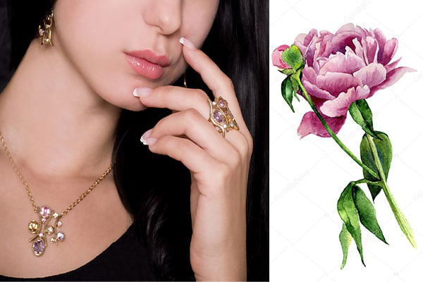 سرویس طلا ارزان نگین دار و ساده با ایده های متنوع جذاب برای سخت پسندان