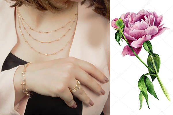 سرویس طلا ارزان نگین دار و ساده با ایده های متنوع جذاب برای سخت پسندان