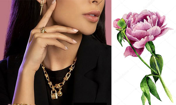 سرویس طلا ارزان نگین دار و ساده با ایده های متنوع جذاب برای سخت پسندان