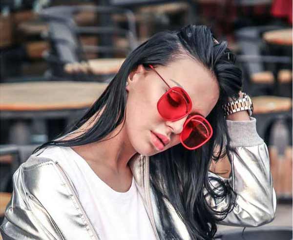 مدل عینک آفتابی دخترانه با فرم های گرد و مستطیلی بسیار زیبا خاص و ترند شده