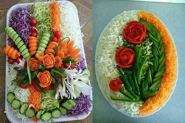 مدل سالاد کاهو + دیزاین های خوشگل و خوشمزه برای کدبانوهای باسلیقه
