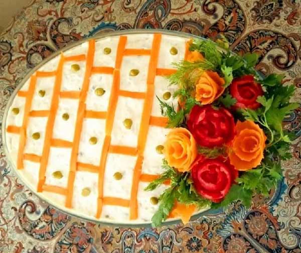 مدل سالاد الویه برای تولد و مهمانی با ایده های زیبا و خلاقانه + خوشمزه ترین رسپی