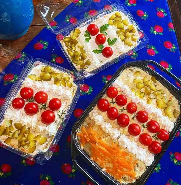 مدل سالاد الویه برای تولد و مهمانی با ایده های زیبا و خلاقانه + خوشمزه ترین رسپی